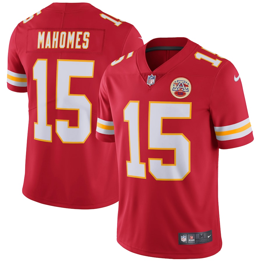 Men's Kansas City Chiefs Patrick Mahomes Nike Vapor Untouchable Limited Jersey
