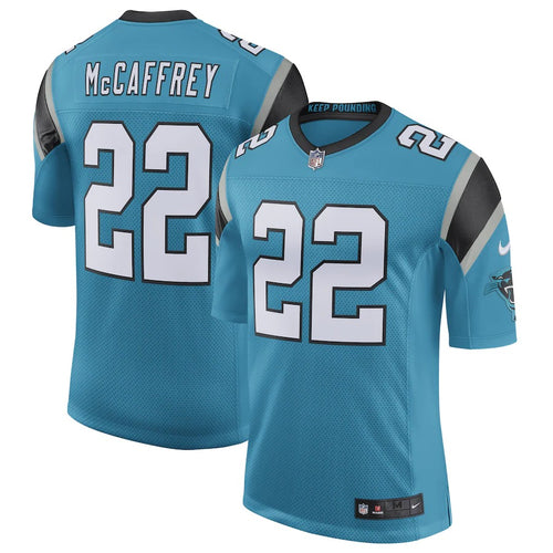 Men's Carolina Panthers Christian McCaffrey Nike Blue Classic Limited Player Jersey