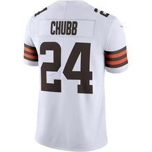Load image into Gallery viewer, Men&#39;s Cleveland Browns Nick Chubb Nike White Vapor Limited Jersey