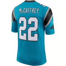 Load image into Gallery viewer, Men&#39;s Carolina Panthers Christian McCaffrey Nike Blue Classic Limited Player Jersey