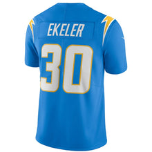 Load image into Gallery viewer, Men&#39;s Los Angeles Chargers Austin Ekeler Nike Powder Blue Vapor Limited Jersey
