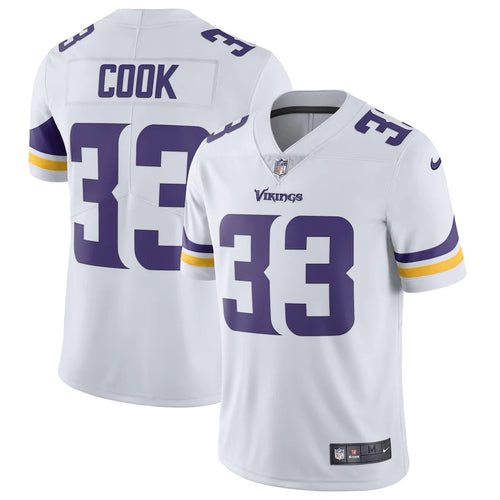 Men's Minnesota Vikings Dalvin Cook Nike White Vapor Untouchable Limited Jersey