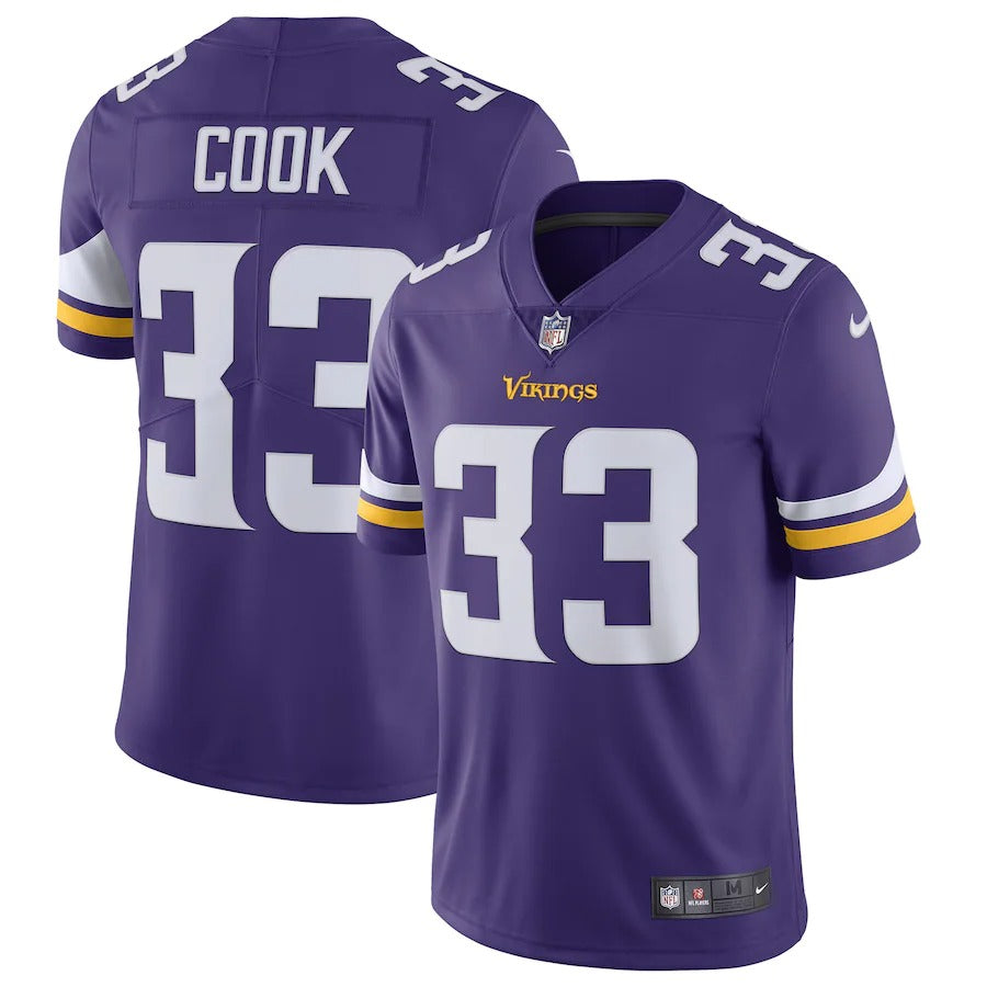 Men's Minnesota Vikings Dalvin Cook Nike Purple Vapor Untouchable Limited Jersey