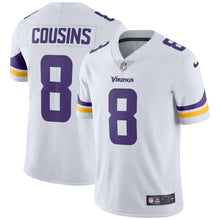 Load image into Gallery viewer, Men&#39;s Minnesota Vikings Kirk Cousins Nike White Vapor Untouchable Limited Jersey