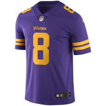 Load image into Gallery viewer, Men&#39;s Minnesota Vikings Kirk Cousins Nike Purple Color Rush Vapor Untouchable Limited Jersey