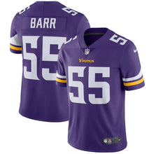 Load image into Gallery viewer, Men&#39;s Minnesota Vikings Anthony Barr Nike Purple Vapor Untouchable Limited Player Jersey