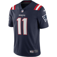 Load image into Gallery viewer, Men&#39;s New England Patriots Julian Edelman Nike Navy Vapor Limited Jersey