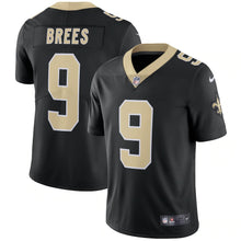 Load image into Gallery viewer, Men&#39;s New Orleans Saints Drew Brees Nike Black Vapor Untouchable Limited Player Jersey
