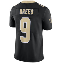 Load image into Gallery viewer, Men&#39;s New Orleans Saints Drew Brees Nike Black Vapor Untouchable Limited Player Jersey