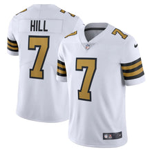 Load image into Gallery viewer, Men&#39;s New Orleans Saints Taysom Hill Nike White Alternate Vapor Limited Jersey