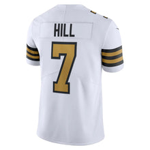 Load image into Gallery viewer, Men&#39;s New Orleans Saints Taysom Hill Nike White Alternate Vapor Limited Jersey