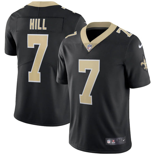 Men's New Orleans Saints Taysom Hill Nike Black Vapor Limited Jersey