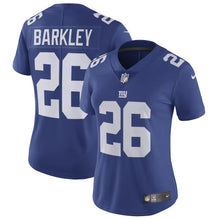 Load image into Gallery viewer, Women&#39;s New York Giants Saquon Barkley Nike Royal Vapor Untouchable Limited Jersey