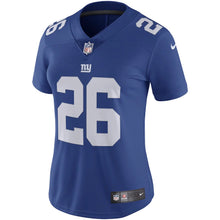 Load image into Gallery viewer, Women&#39;s New York Giants Saquon Barkley Nike Royal Vapor Untouchable Limited Jersey