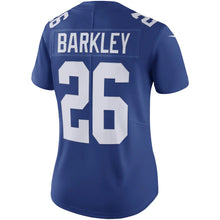 Load image into Gallery viewer, Women&#39;s New York Giants Saquon Barkley Nike Royal Vapor Untouchable Limited Jersey