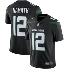 Load image into Gallery viewer, Men&#39;s New York Jets Joe Namath Nike Stealth Black Retired Player Limited Team Jersey