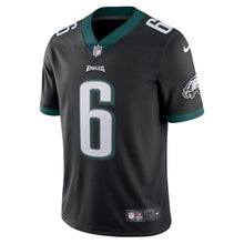 Load image into Gallery viewer, Men&#39;s Philadelphia Eagles DeVonta Smith Nike Black Alternate Vapor Limited Jersey