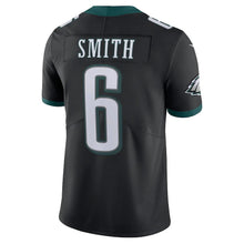 Load image into Gallery viewer, Men&#39;s Philadelphia Eagles DeVonta Smith Nike Black Alternate Vapor Limited Jersey