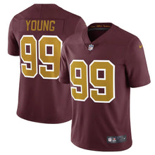 Load image into Gallery viewer, Men&#39;s Washington Football Team Chase Young Nike Burgundy Alternate Vapor Limited Jersey