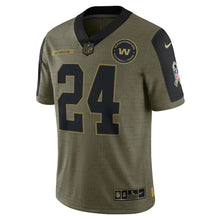 Load image into Gallery viewer, Men&#39;s Washington Football Team Antonio Gibson Nike Olive 2021 Salute To Service Limited Player Jersey