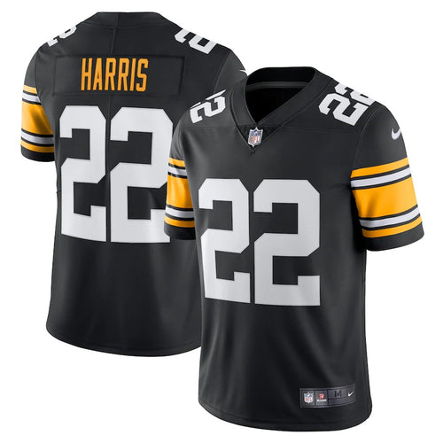 Men's Pittsburgh Steelers Najee Harris Nike Black Alternate Vapor Limited Jersey