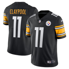 Load image into Gallery viewer, Men&#39;s Pittsburgh Steelers Chase Claypool Nike Black Vapor Limited Player Jersey