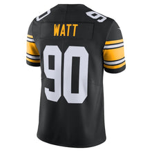 Load image into Gallery viewer, Men&#39;s Pittsburgh Steelers T.J. Watt Nike Black Alternate Vapor Untouchable Limited Jersey