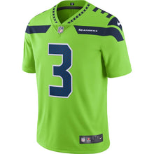 Load image into Gallery viewer, Men&#39;s Seattle Seahawks Russell Wilson Nike Neon Green Vapor Untouchable Color Rush Limited Player Jersey