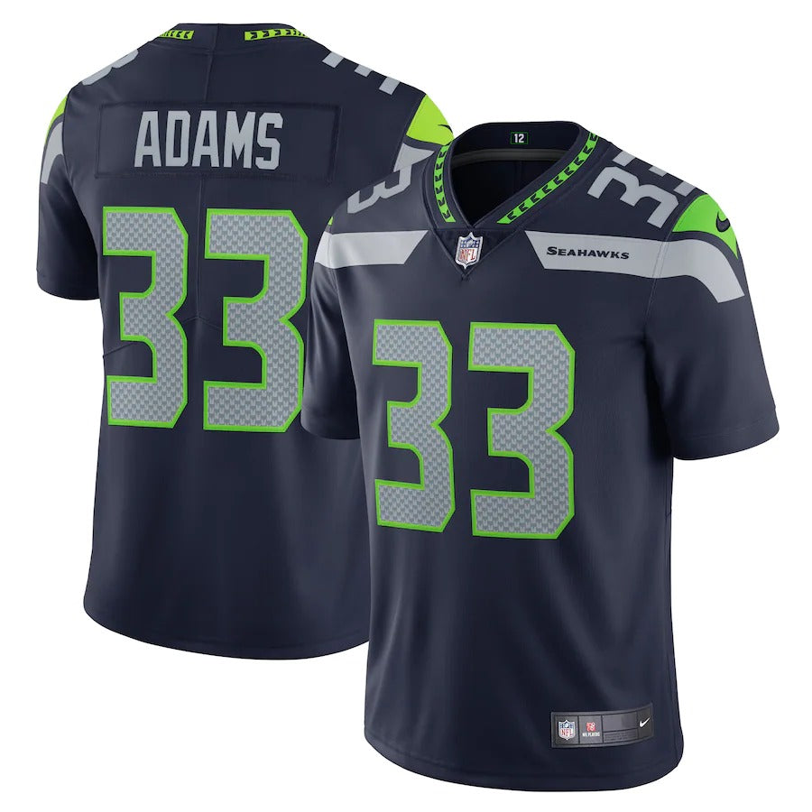Men's Seattle Seahawks Jamal Adams Nike College Navy Vapor Limited Jersey