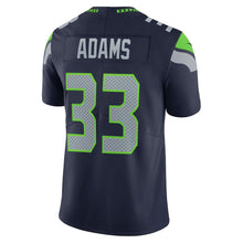 Load image into Gallery viewer, Men&#39;s Seattle Seahawks Jamal Adams Nike College Navy Vapor Limited Jersey