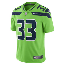 Load image into Gallery viewer, Men&#39;s Seattle Seahawks Jamal Adams Nike Neon Green Vapor Limited Player Jersey
