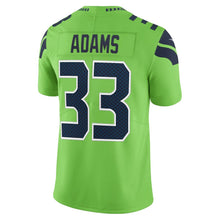 Load image into Gallery viewer, Men&#39;s Seattle Seahawks Jamal Adams Nike Neon Green Vapor Limited Player Jersey