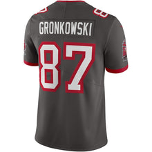 Load image into Gallery viewer, Men&#39;s Tampa Bay Buccaneers Rob Gronkowski Nike Pewter Alternate Vapor Limited Jersey