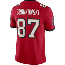 Load image into Gallery viewer, Men&#39;s Tampa Bay Buccaneers Rob Gronkowski Nike Red Vapor Limited Jersey