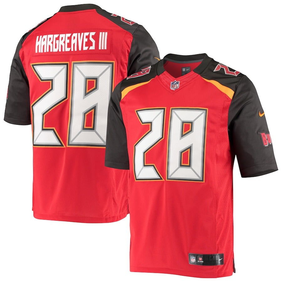 Men's Tampa Bay Buccaneers Vernon Hargreaves III Nike Red Vapor Limited Player Jersey