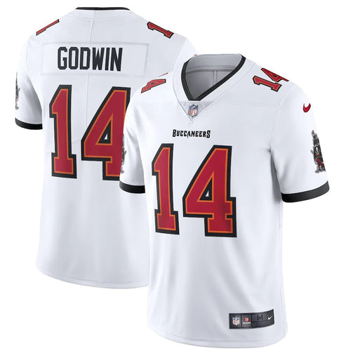 Men's Tampa Bay Buccaneers Chris Godwin Nike White Vapor Limited Player Jersey