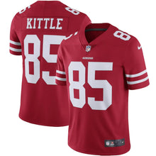 Load image into Gallery viewer, Men&#39;s San Francisco 49ers George Kittle Scarlet Vapor Limited Jersey
