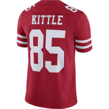 Load image into Gallery viewer, Men&#39;s San Francisco 49ers George Kittle Scarlet Vapor Limited Jersey