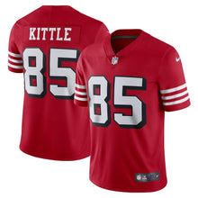 Load image into Gallery viewer, Men&#39;s San Francisco 49ers George Kittle Nike Red Alternate Vapor Limited Player Jersey