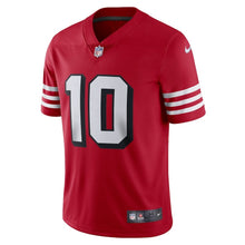 Load image into Gallery viewer, Men&#39;s San Francisco 49ers Jimmy Garoppolo Nike Red Alternate Vapor Limited Jersey