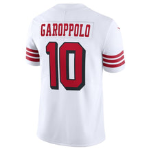 Load image into Gallery viewer, Men&#39;s San Francisco 49ers Jimmy Garoppolo Nike White 75th Anniversary 2nd Alternate Vapor Limited Jersey