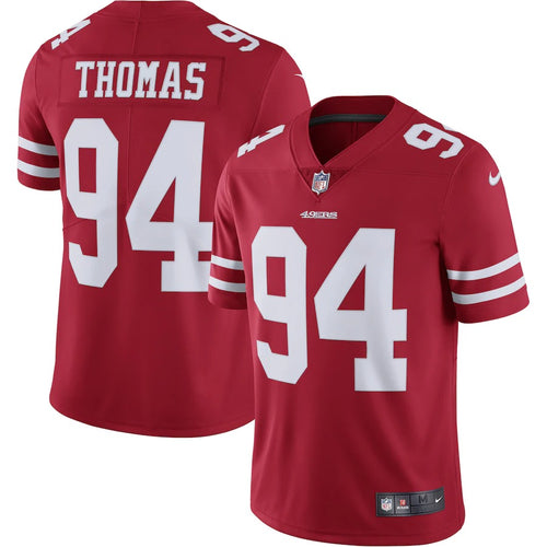 Men's San Francisco 49ers Solomon Thomas Nike Scarlet Vapor Untouchable Limited Jersey