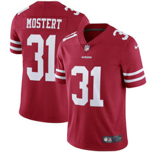 Load image into Gallery viewer, Men&#39;s San Francisco 49ers Raheem Mostert Nike Scarlet Vapor Limited Jersey