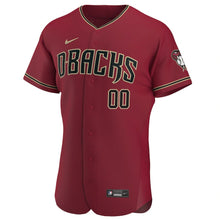 Load image into Gallery viewer, Men&#39;s Arizona Diamondbacks Nike Crimson Alternate Authentic Custom Jersey