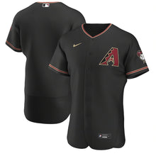 Load image into Gallery viewer, Men&#39;s Arizona Diamondbacks Nike Black Alternate Authentic Team Jersey
