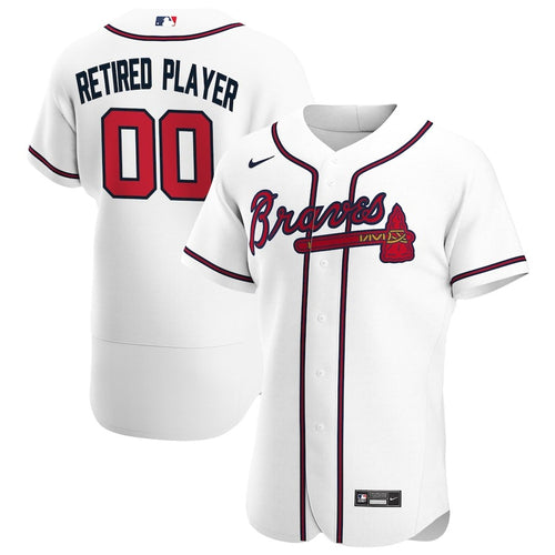 Men's Atlanta Braves Nike White Home Pick-A-Player Retired Roster Authentic Jersey