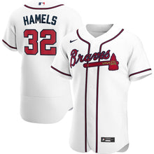 Load image into Gallery viewer, Men&#39;s Atlanta Braves Cole Hamels Nike White Home Authentic Player Jersey
