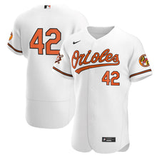 Load image into Gallery viewer, Men&#39;s Baltimore Orioles Nike White Home Jackie Robinson Day Authentic Jersey