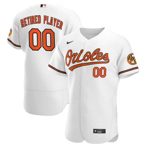 Men's Baltimore Orioles Nike White Home Pick-A-Player Retired Roster Authentic Jersey