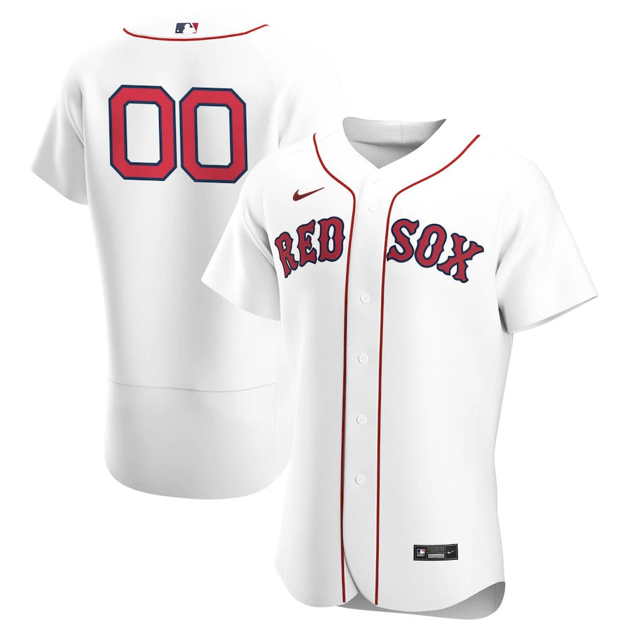 Men's Boston Red Sox Nike White Home Pick-A-Player Retired Roster Authentic Jersey